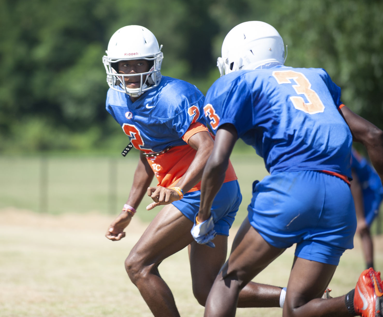 East St. Louis football practice